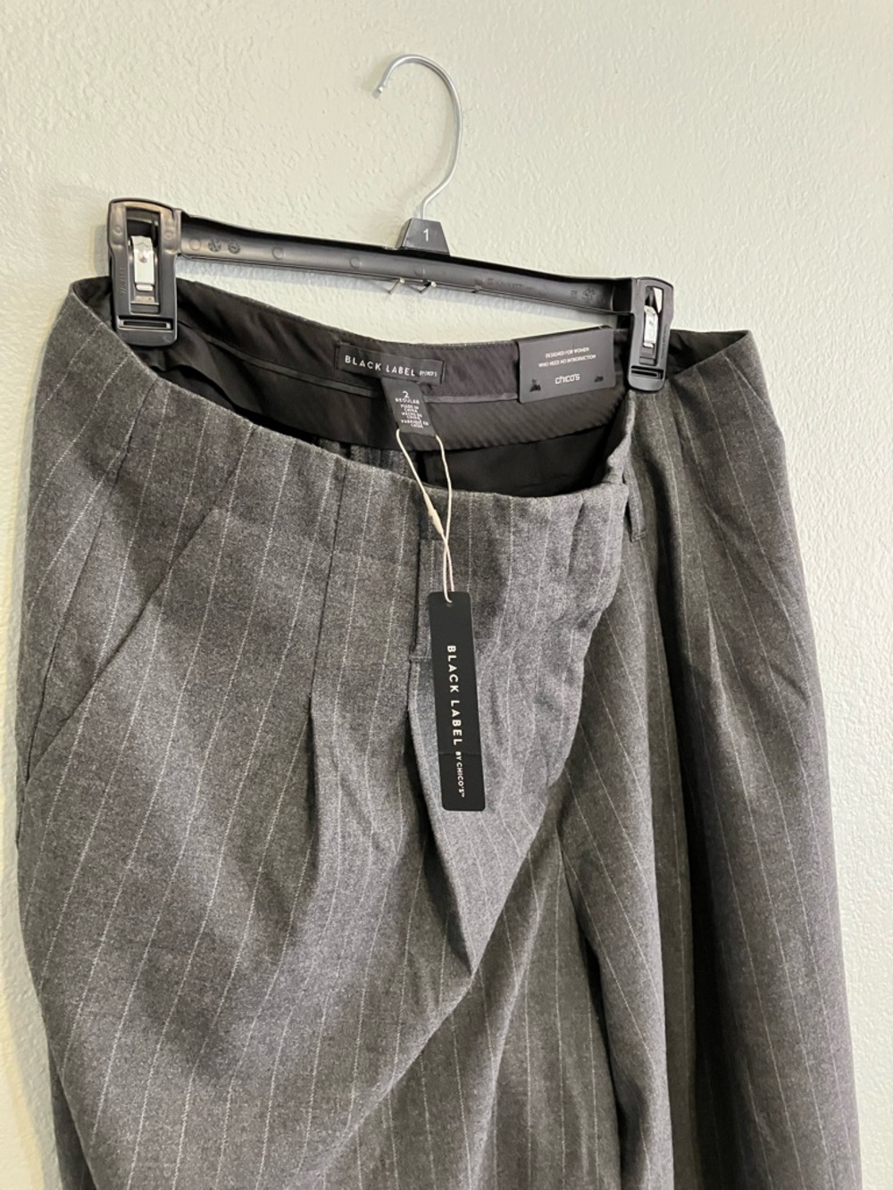 Chico’s Black Label Very Wide Pant With Wide Cuffs